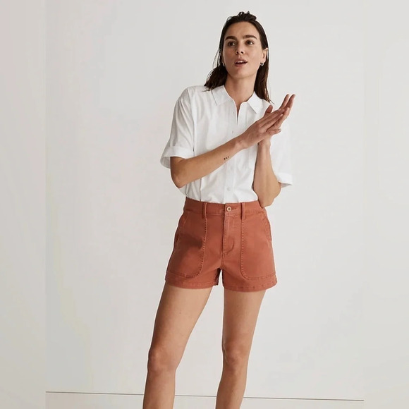 Madewell The Perfect Vintage Military Short, Size 23, NWT - Picture 2 of 8